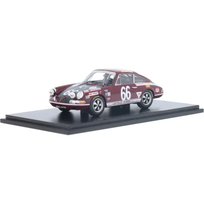 Afbeelding van Porsche 911 T Spark Modelauto 1:43 1969 Jean Egreteaud / Raymond Lopez S9749 24h Le