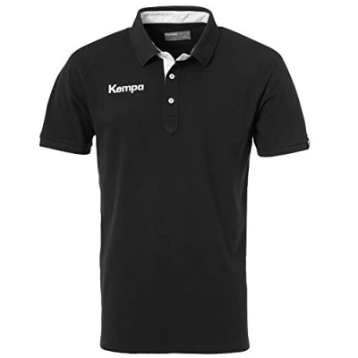 Afbeelding van Kempa Prime Poloshirt, Heren, Maat: Small, Black/white
