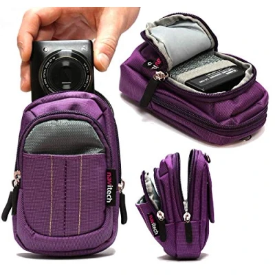 Afbeelding van Navitech Purper Camera tas Compatibel met de Zink Kodak PRINTOMATIC Digital Instant Print