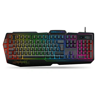 Afbeelding van EMPIRE Gaming K900 Keyboard QWERTY Engels 105 Semi mechanische kegys 9 mode LED RGB achtergrondverlichting, inclusief 1 aanpasbare modus 19 anti ghosting toetsen gamer toetsenbord