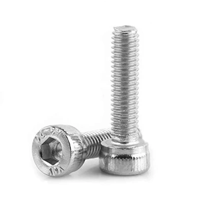 Afbeelding van 100st Zeshoekige Cilinderkopboutschroef In Roestvrij Staal 304, M3 X 6/8/10/12/14/16/18/20/22/25 / 30mm (M3 * 12)