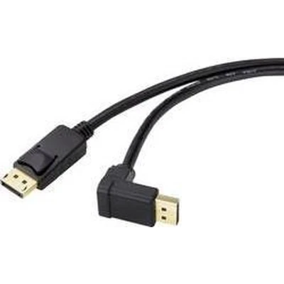 Afbeelding van Renkforce SP 9163724 DisplayPort kabel Aansluitkabel stekker, stekker 0.50 m Zwart Vergulde steekcontacten