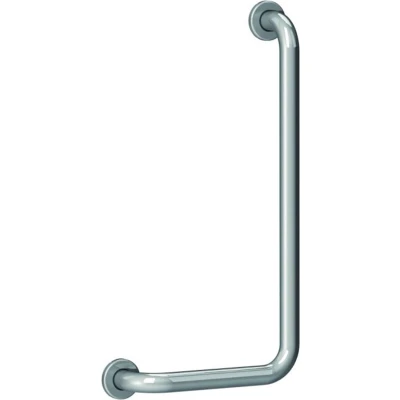 Afbeelding van Wandbeugel RVS 90 gehoekt 30 x 60 cm links