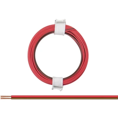 Afbeelding van Donau Elektronik 114 08 Draad 2 x 0.08 mm² Rood bruin 5 m