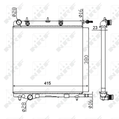 Afbeelding van NRF Radiateur 50430A