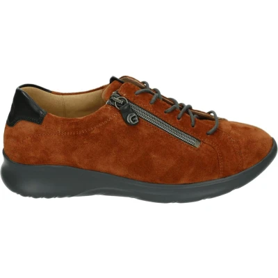 Afbeelding van Ganter 207922 Dames veterschoenen Kleur: Cognac Maat: 40