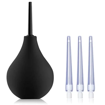 Afbeelding van TopQuaFocus 8oz Klysma Lamp Kit Anaal Douche voor Mannen Vrouwen Colon Reiniging Klysma&#039;s met 4 Nozzles