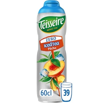 Afbeelding van Teisseire Zero Suiker Ice Tea Perzik Siroop 60cl