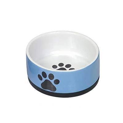 Afbeelding van Nobby Voerbak Kat Katten Drinkbak Keramische Eetbak Blauw 14cm