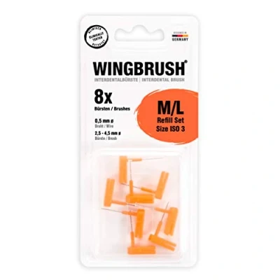 Afbeelding van Wingbrush Brush Refill Set ISO 3