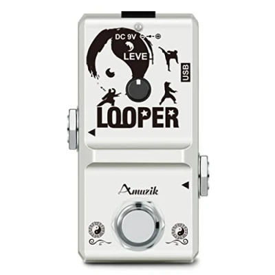 Afbeelding van Amuzik Looper Electric Gitaar Effect Loop Pedaal 10 minuten looping Unlimited Overdubs USB poort True Bypass, Nano