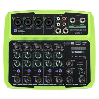 Afbeelding van Pronomic Mini6 6 kanaals USB mixer