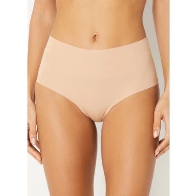 Afbeelding van Hanro dames High waisted naadloze slip in de kleur Beige, maat: S