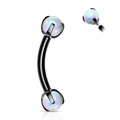 Afbeelding van Piercing claw opal zwart