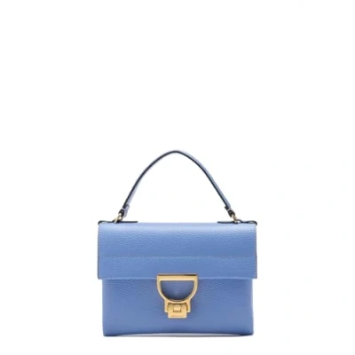 Afbeelding van COCCINELLE Leren Handtas Schoudertas Arlettis Handbag Azul Blauw