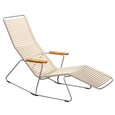Afbeelding van Houe Click Sunrocker Ligstoel Beige