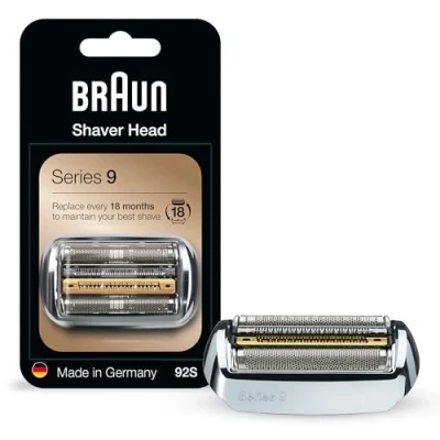 Afbeelding van Braun Serie 9 Elektrisch scheerapparaat, vervangingskop, 92S, compatibel met All Series 9290cc, 9291cc, 9370cc, 9293s, 9385cc, 9390cc, 9330s, 9296cc