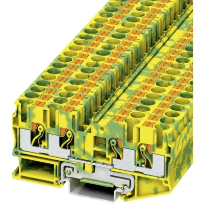 Afbeelding van Phoenix Contact PT 6 QUATTRO PE 3212950 Aardingsklem Aantal polen: 4 0.5 mm² Groen, Geel 50 stuk(s)