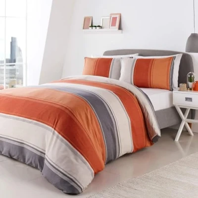 Afbeelding van Fusion Dekbedovertrek en kussensloop, 52% polyester/48% katoen, Spice, eenpersoons