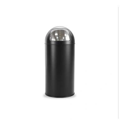 Afbeelding van BRASQ PB230+ Push Bin Prullenbak 30 Liter Zwart