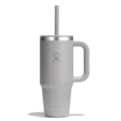 Afbeelding van HYDRO FLASK Travel Tumbler 709ml 24 oz met sluitbare druk rietdeksel Roestvrij staal Dubbele wand vacuümgeïsoleerd Spatbestendige deksel Birch, (24oz)