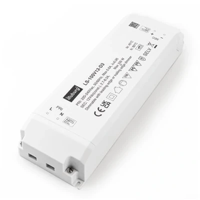 Afbeelding van illuburg Led transformator, 12 V, 33 W, 100 dimbaar, Triac, voor ledstrip, voeding, driver