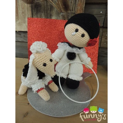 Afbeelding van Haakpakket Funny Pierrot set