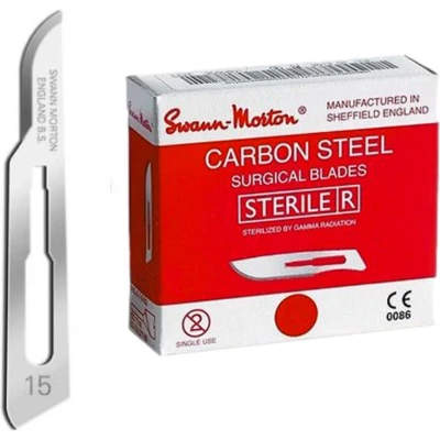 Afbeelding van SWANN MORTON Scalpel Mes Steriel Nr.15