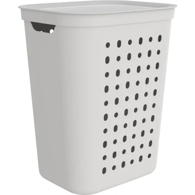 Afbeelding van Wasmand Jona kunststof kleur wit , inhoud 55 liter