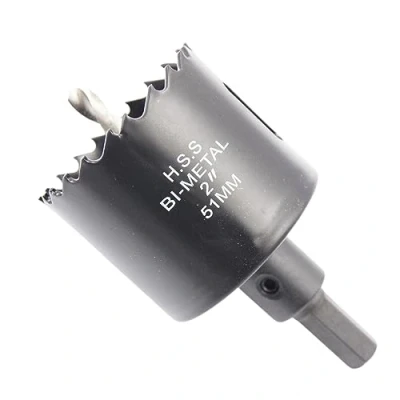 Afbeelding van 51mm kroonzaag LAIWEI bi metalen ronde gatensnijder HSS cirkelzaagkop, snijdiepte tot 38mm, geschikt voor hout, kunststof, gipsplaat en buizen