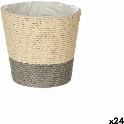 Afbeelding van Grondlegger Grijs Touw Plastic 14 x 12,5 cm (24 Stuks)