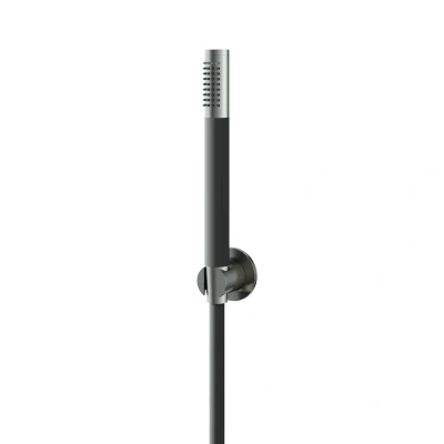 Afbeelding van HotBath Archie Handdouche met wandsteun en doucheslang 1,5 mtr (t.b.v opbouwkranen) RVS316 AR433IX