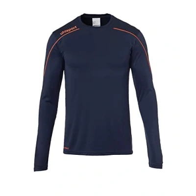 Afbeelding van Uhlsport Stream 22 Voetbalshirt Lange Mouw Heren Marine / Fluorood Maat: 3XL