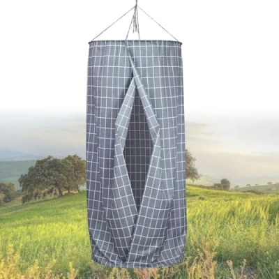 Afbeelding van Pop up Verkleedkamer Privacy Tent Draagbare Outdoor Douchetent Camping Toilet, Waterdicht, Opvouwbaar 80 x 200cm (Kleur : A)