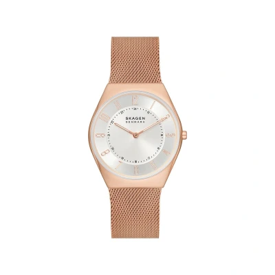 Afbeelding van Skagen heren Grenen Ultra Slim horloge SKW6827 in de kleur Roségoud