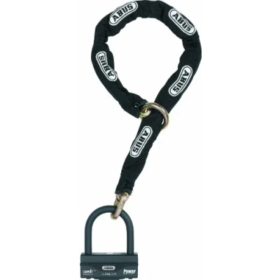 Afbeelding van ABUS U slot 58/140HBIII100 + ketting 12KS80Loop Motorslot met XPlus cilinder &amp; SRA goedgekeurd