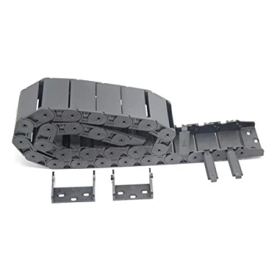 Afbeelding van Befenybay R28 Interne Maat 18X50mm 1Meter Lengte Zwart Plastic Flexibele Drag Chain Kabel Draad Carrier Binnen Open Type voor 3D Printer en CNC Machines (18mmX50mm Open)