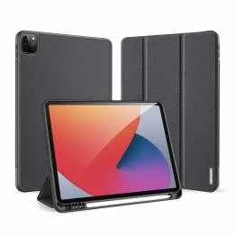 Afbeelding van Apple iPad Pro 11 (2020) Hoes: Dux Ducis Domo Bookcase Zwart Kunstleder Tablet Hoezen
