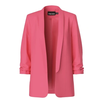 Afbeelding van Pieces Pcbosella Blazer, Dames, Maat: Small, Pink lemonade