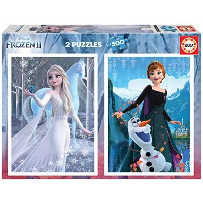 Afbeelding van Puzzel Educa Frozen II (2 x 500 pcs)