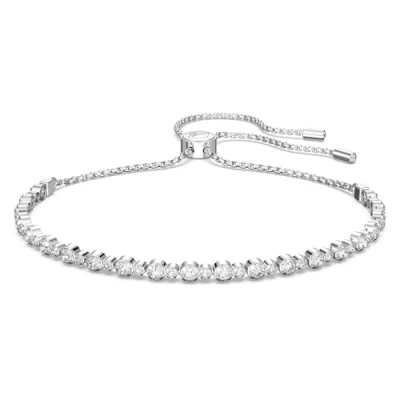 Afbeelding van Swarovski 5465384 Subtle Bracelet Trilogy Zilverkleur Armband Medium