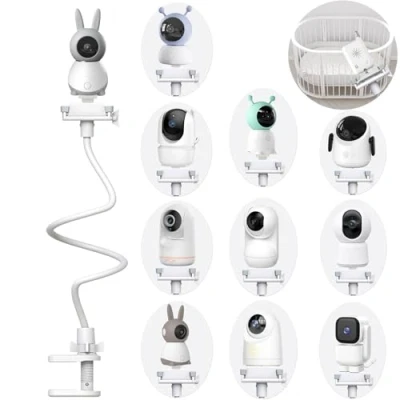 Afbeelding van Derebir babyfoonhouder, camerahouder, babycamera, mobiele telefoonhouder, compatibel met BOIFUN/DEATTI/ieGeek de meeste babyfoons
