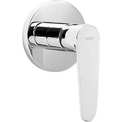 Afbeelding van Tres Flat Inbouw douchemengkraan Chroom 20417701