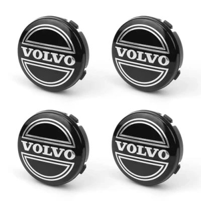 Afbeelding van 4 Stuks Naafkappen voor Volvo V40,56MM,naafdop,naafdeksel,middengatdeksel,Center Wielnaafdop,wielnaafafdekking,velgdoppen,Naaf Cap Cover Auto