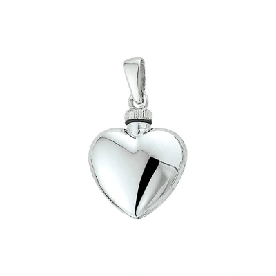 Afbeelding van Gedenksieraden Urnhanger Hartje zilver 17 x 22 mm