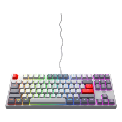 Afbeelding van CHERRY XTRFY K4V2 TKL, Bedraad Gaming Toetsenbord Zonder Numeriek Toetsenblok, Franse Indeling (AZERTY), RGB Verlichting, MX2A RED Schakelaars, Retro