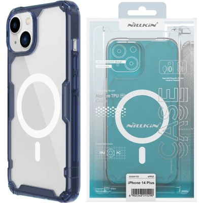 Afbeelding van Nillkin Nature Pro gepantserde case met MagSafe voor iPhone 15 Plus blauw