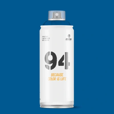Afbeelding van MTN94 Blauwe spuitverf 400ml lage druk en matte afwerking