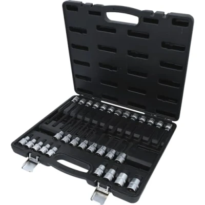 Afbeelding van KS Tools 911.4510 EVOLUTION Series 1/2 inch bit dopsleutelset voor inbusschroeven, 30 delig
