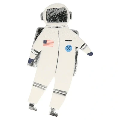 Afbeelding van meri servetten astronaut 16st